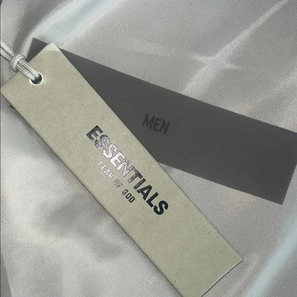 Essentials Cream Athletic Shorts with Elastic Waistband - Picture 2 of 4